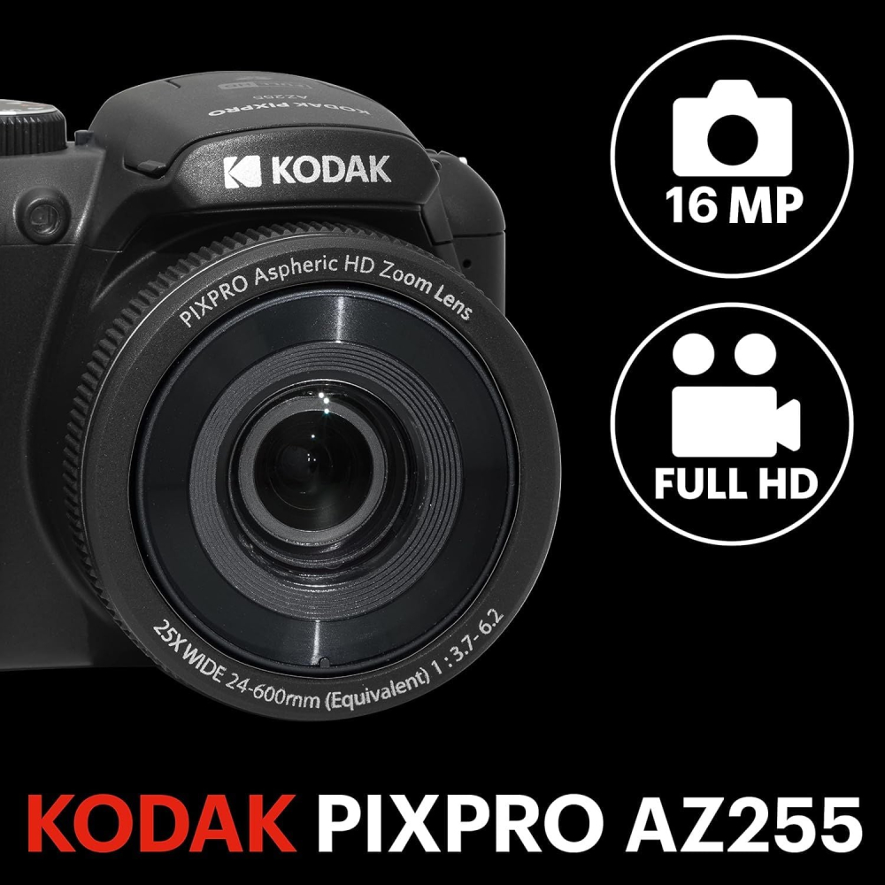 Kodak Pixpro AZ255 Black - Chính Hãng - ảnh 4