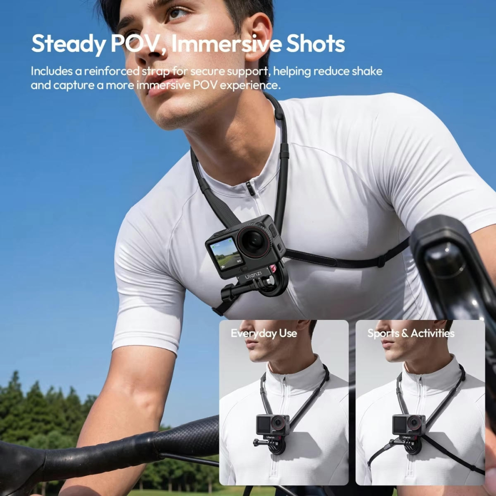 Ulanzi ZJ09 giá đỡ cổ linh hoạt cho camera hành động như GoPro, Insta360, DJI OSMO Action - ảnh 4