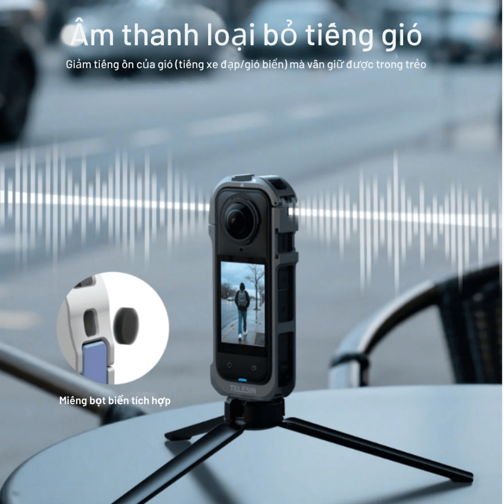 Khung Nhôm Telesin cho Insta360 X5 - ảnh 5