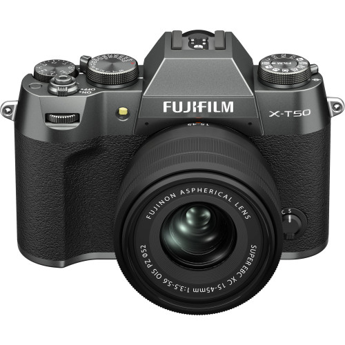 Máy ảnh Fujifilm X-T50 Kit XC15-45mm F3.5-5.6 OIS PZ Charcoal Silver - ảnh 2