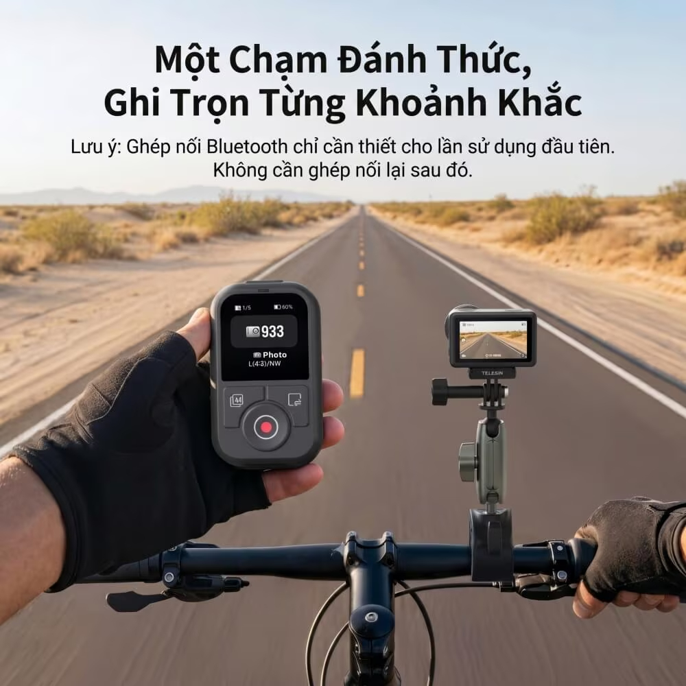 Remote Control Telesin cho DJI Action 4/5/Osmo 360 - ảnh 8