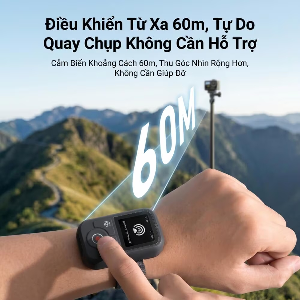Remote Control Telesin cho DJI Action 4/5/Osmo 360 - ảnh 12
