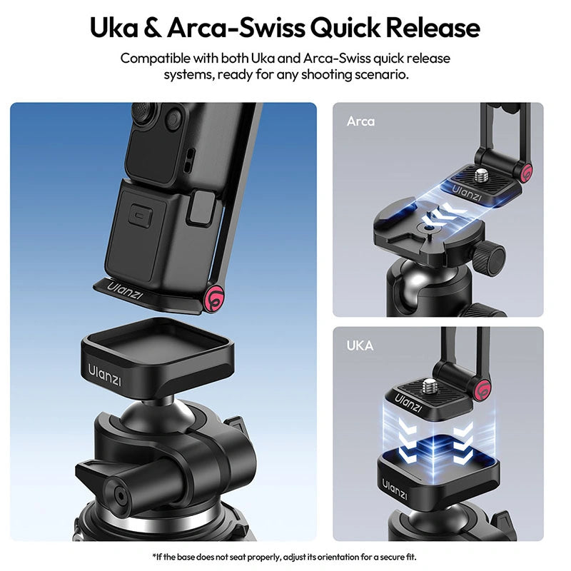 tripod Ulanzi từ tính MA66 cho Pocket 3/4 - ảnh 4