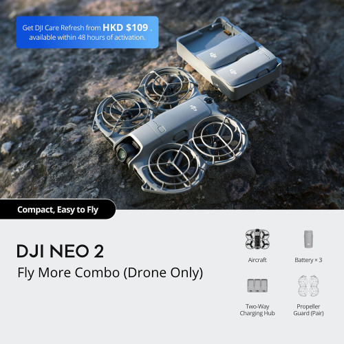 Flycam DJI Neo 2 Fly More Combo (Drone Only) | Chính Hãng - ảnh 2