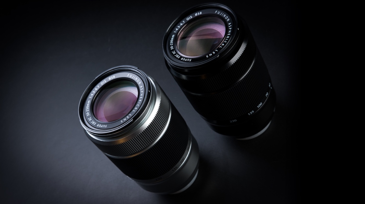 Fujifilm XC50-230mm OIS II màu đen và bạc