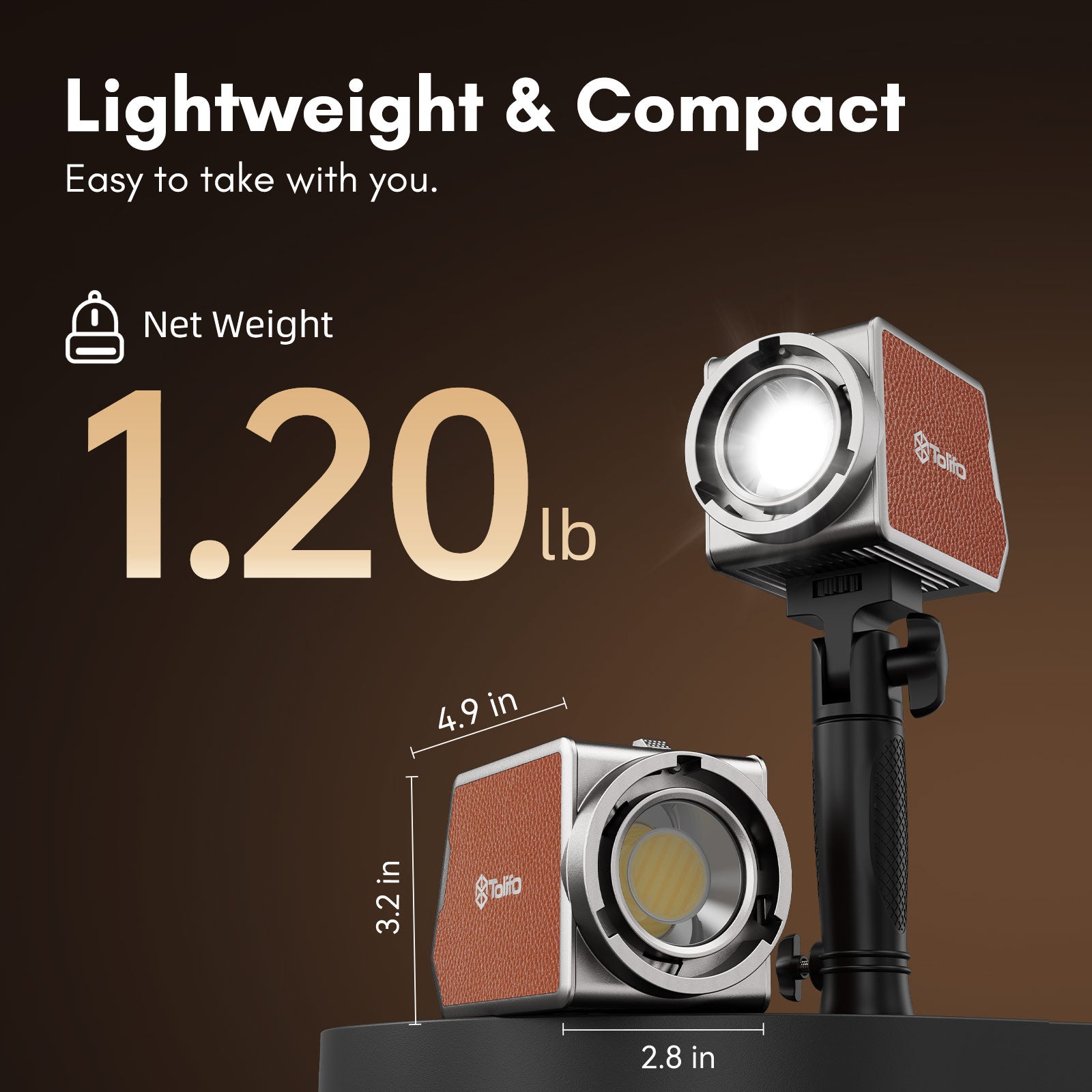 Đèn LED Tolifo PL-60RGB 60W Combo Túi - ảnh 3