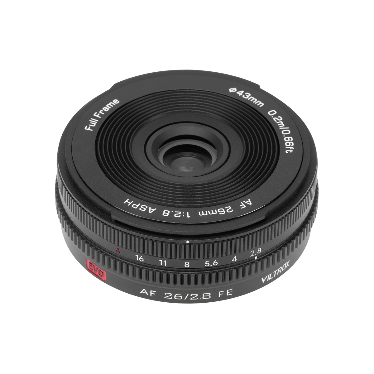 Ống kính Viltrox AF 26mm F2.8 EVO for Sony E - Đen