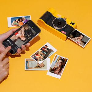 Ảnh thu nhỏ Kodak Instant Cam Mini 2 ERA MS200 Vàng Đen - Chính Hãng - ảnh 3