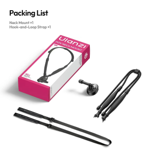 Ulanzi ZJ09 giá đỡ cổ linh hoạt cho camera hành động như GoPro, Insta360, DJI OSMO Action