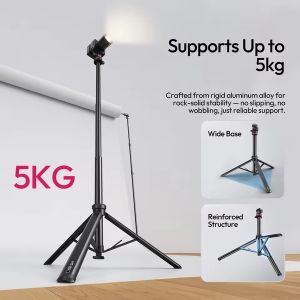 Ảnh thu nhỏ Ulanzi MT80 - Chân đèn, máy tự động mở Auto-Open xoay 360 độ tải 5kg - ảnh 6