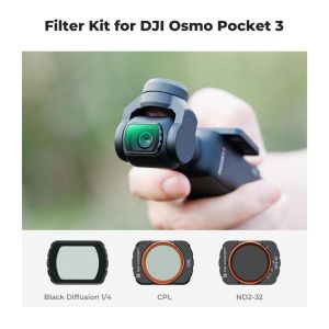 Ảnh thu nhỏ Kính lọc K&F CONCEPT Dành cho Pocket 3/4 | CPL - ND-32 - Mist 1/4 | SKU.2148 - ảnh 3