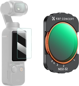Kính lọc K&F CONCEPT ND2-32 dành cho DJI Osmo Pocket 3 / 4 | KF01.3182