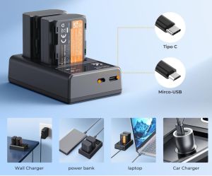Ảnh thu nhỏ Bộ pin sạc K&F Concept NP-FZ100 KF28.0016 - ảnh 3