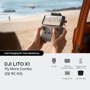 Ảnh thu nhỏ DJI Lito X1 Fly More Combo (RC-N3) | Chính hãng - ảnh 3