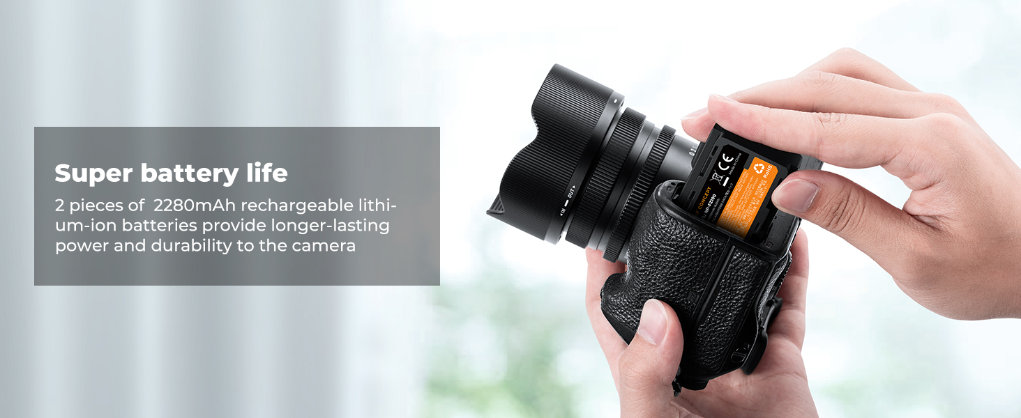 Ảnh thu nhỏ Bộ 2 pin và sạc K&F Concept NP-FZ100 KF28.0016 - ảnh 2