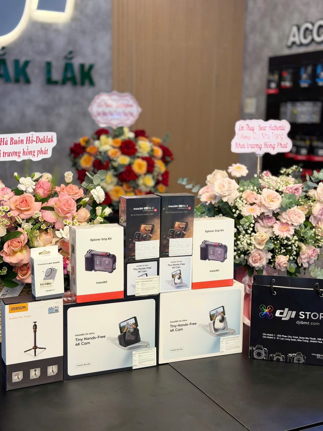 Khu vực trải nghiệm sản phẩm DJI tại Nha Trang